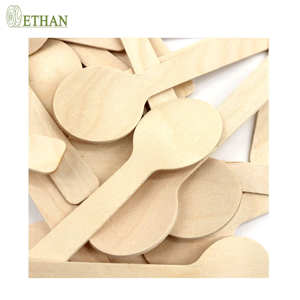 100mm Round Wooden Spoon