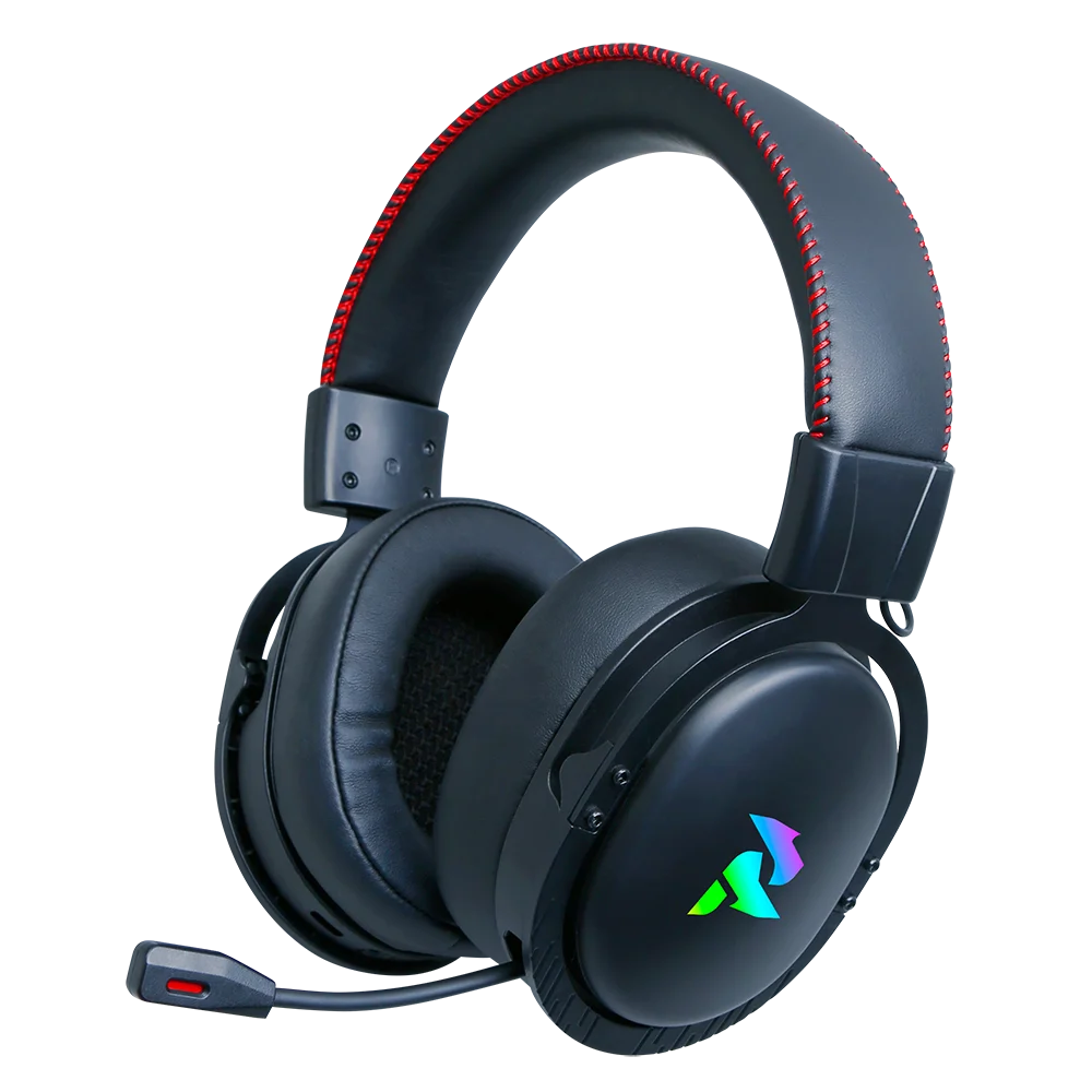 USB Gamer Headphones Waterproof 7.1 Stereo Sound Multimedia Over Ear RGB LED Light Gaming Headphone with Mic for Laptop Computer