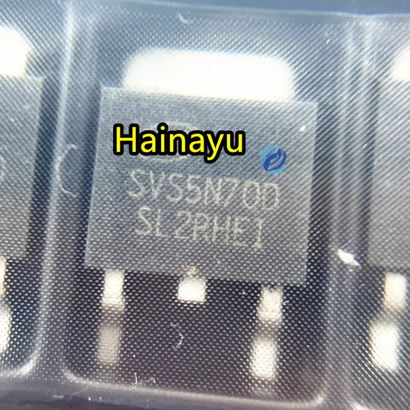 Hainayu chip IC electronic components Diode resistor capacitor with single SVS5N70D SVSSN70D TO252 700V 5A SMD MOS transistor.