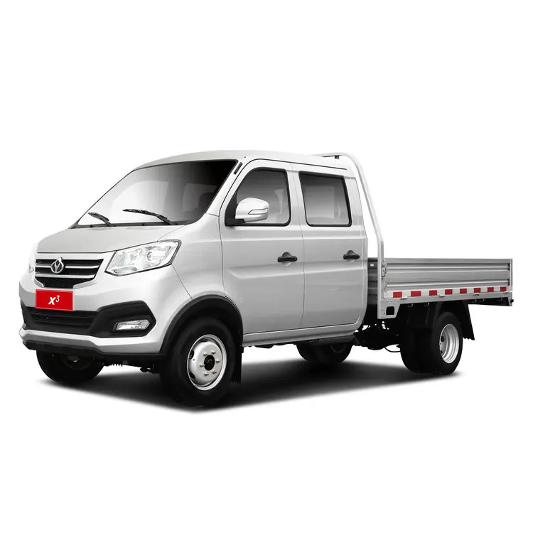 KYC X3 double cabin hot sale  cargo truck with double row small truck with good price