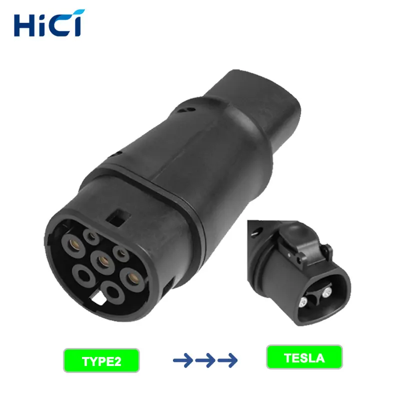 HICI Europe warehouse 22KW Type 2 to GBT SAE J1772 IEC 62196 CCS CCS1 CCS2 Type 1 GBT Type 2 ev charger charging adapter