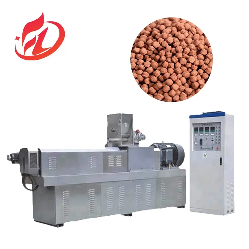 Floating Fish Food Manufacturing Mill Feed Pellet Extruder Making Machine for Sale