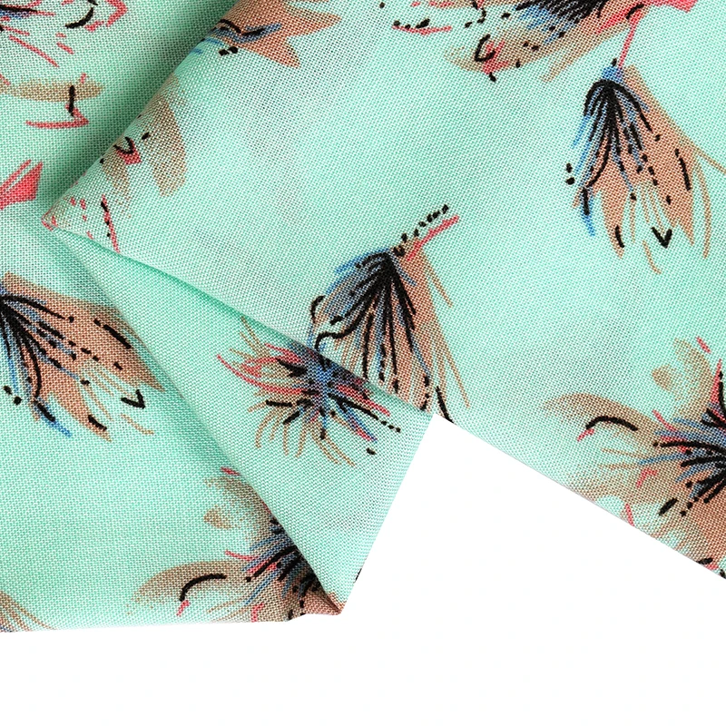 
Modern New Flower Pattern Design Printed Rayon Fabric For Women Dress 