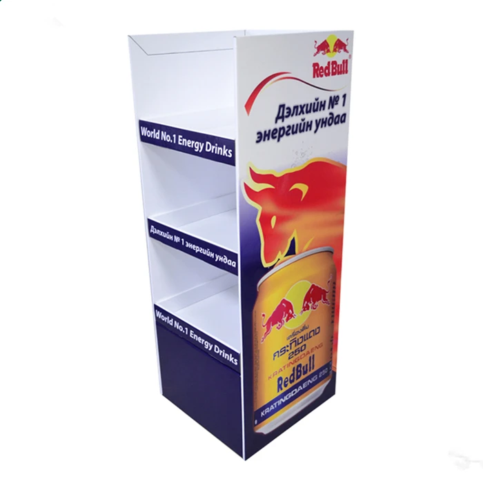 HOT Free New Custom Design High Quality Promotion Recyclable Drink Cardboard Display