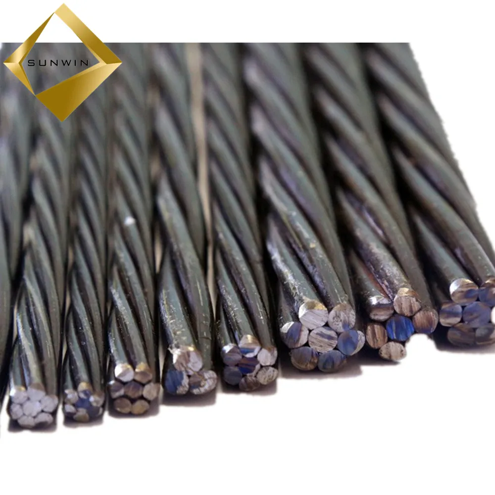 12.7mm 15.24mm  PC Strand Steel Strand