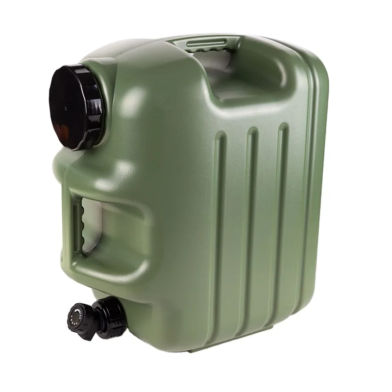 25L Outdoor Camping Portable HDPE Plastic with Tap Bucket Jerry Can 110 Water Container