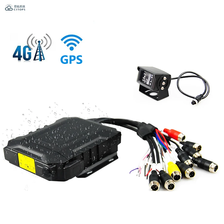 Новый продукт dvr 4 канала gps 4g wifi камеры 2 ТБ ssd IP66 водонепроницаемый автомобильный mdvr система