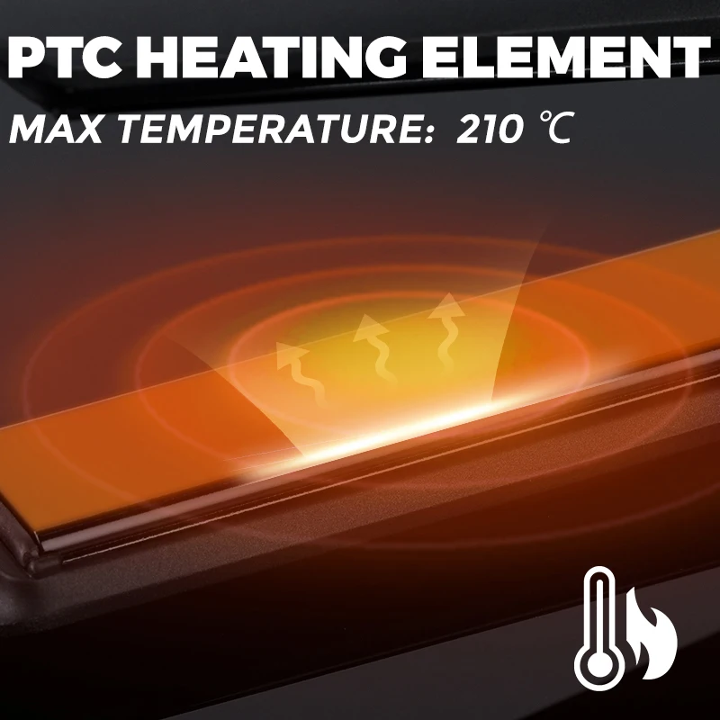 Wholesale PTC Heating Hair Straightener Portable Ceramic Hair Straightener Straightening Iron Brand Flat Iron