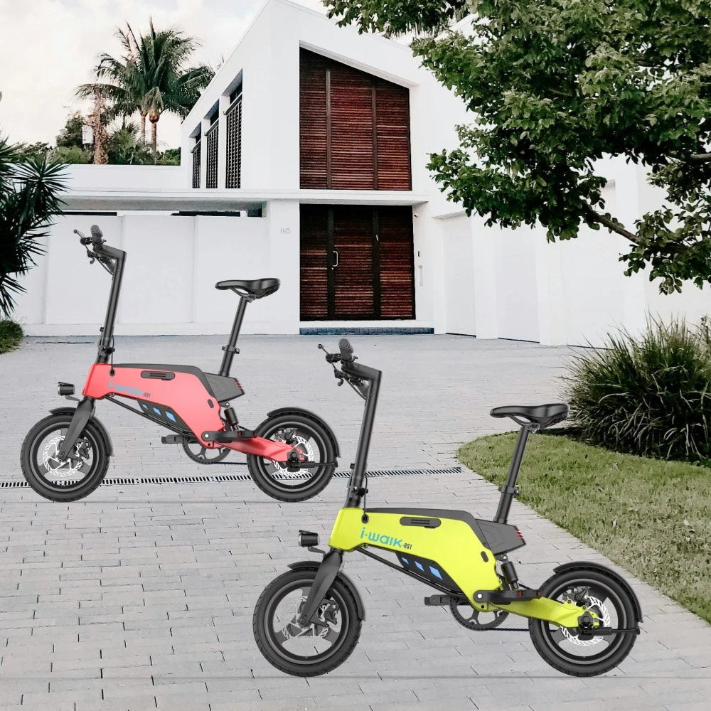 Компактные складные городские электрические велосипеды 14 дюймов e 250w 350w мотоцикл Быстрая зарядка