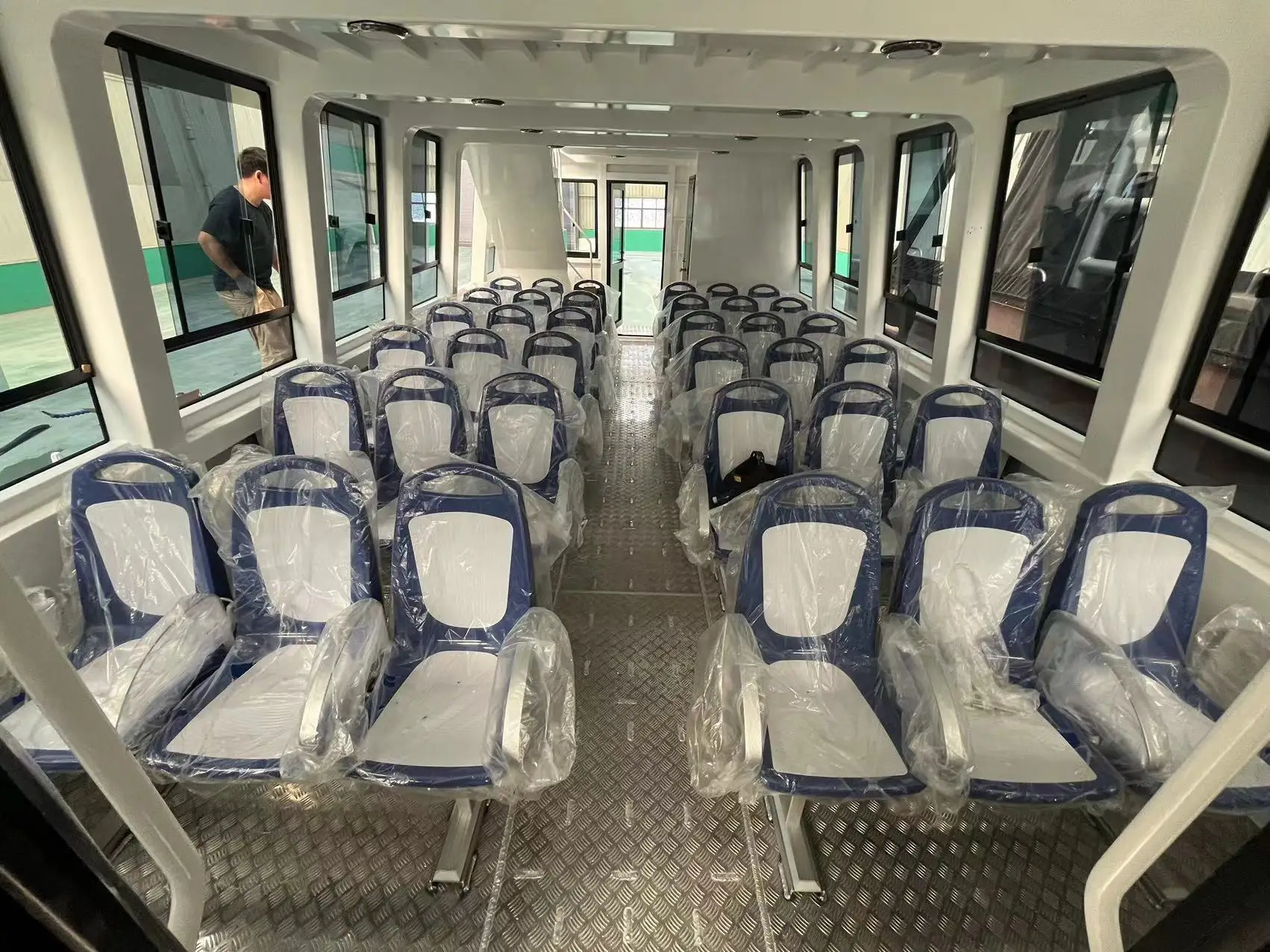 11.6m alloy ferry ship aluminum catamaran passenger boat for sale