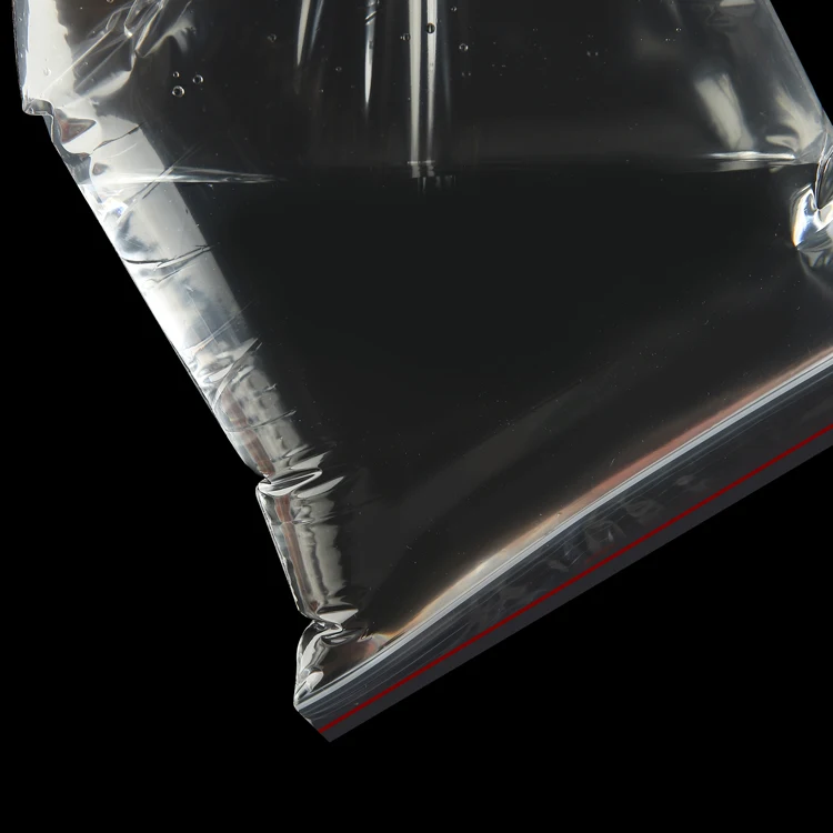 Factory wholesale reusable sealing plastic bag plastic transparent zipper bags for food