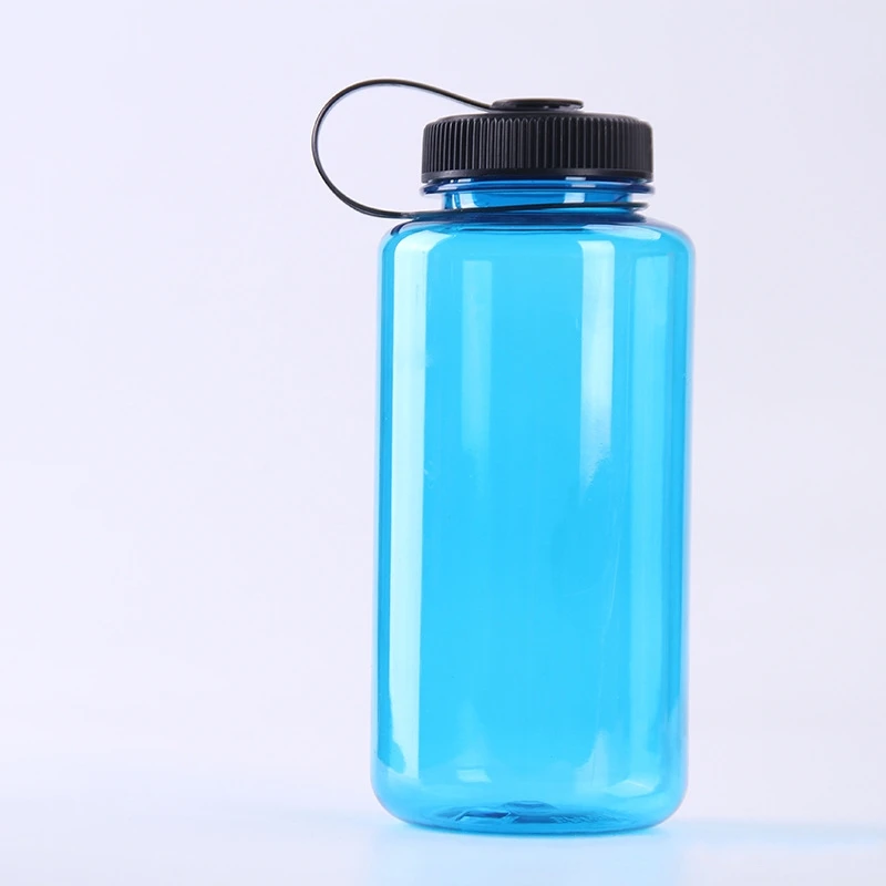 Hot off the shelf Eco friendly Drinking BPA Free 32oz Custom Nalgene Wide Mouth Tritan Plastic Water Bottle Sport Travel Bottle