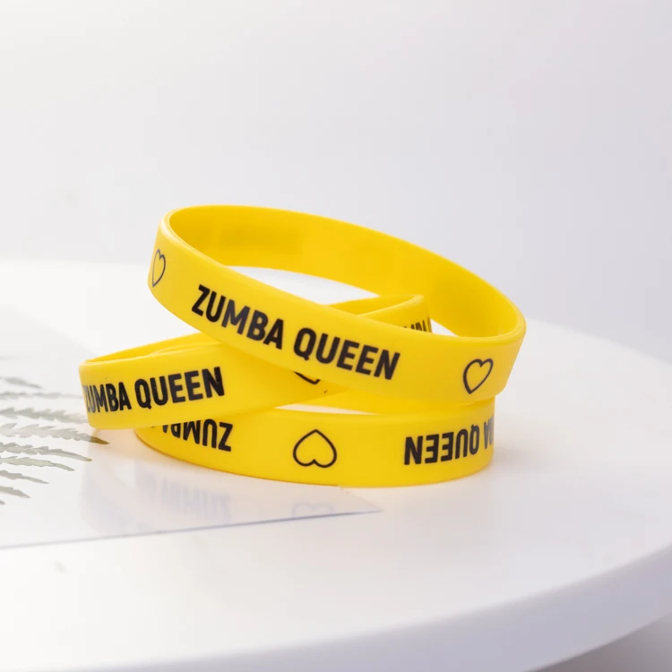 Лучшая цена пользовательский Печатный 1 дюйм ВХОД силиконовый браслет/резиновые браслеты