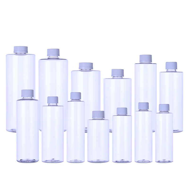 250ml 300ml 500ML Plastic Water Bottle Cheap Transparent Plastic Bottle PET Large Plastic Bottles For Drink