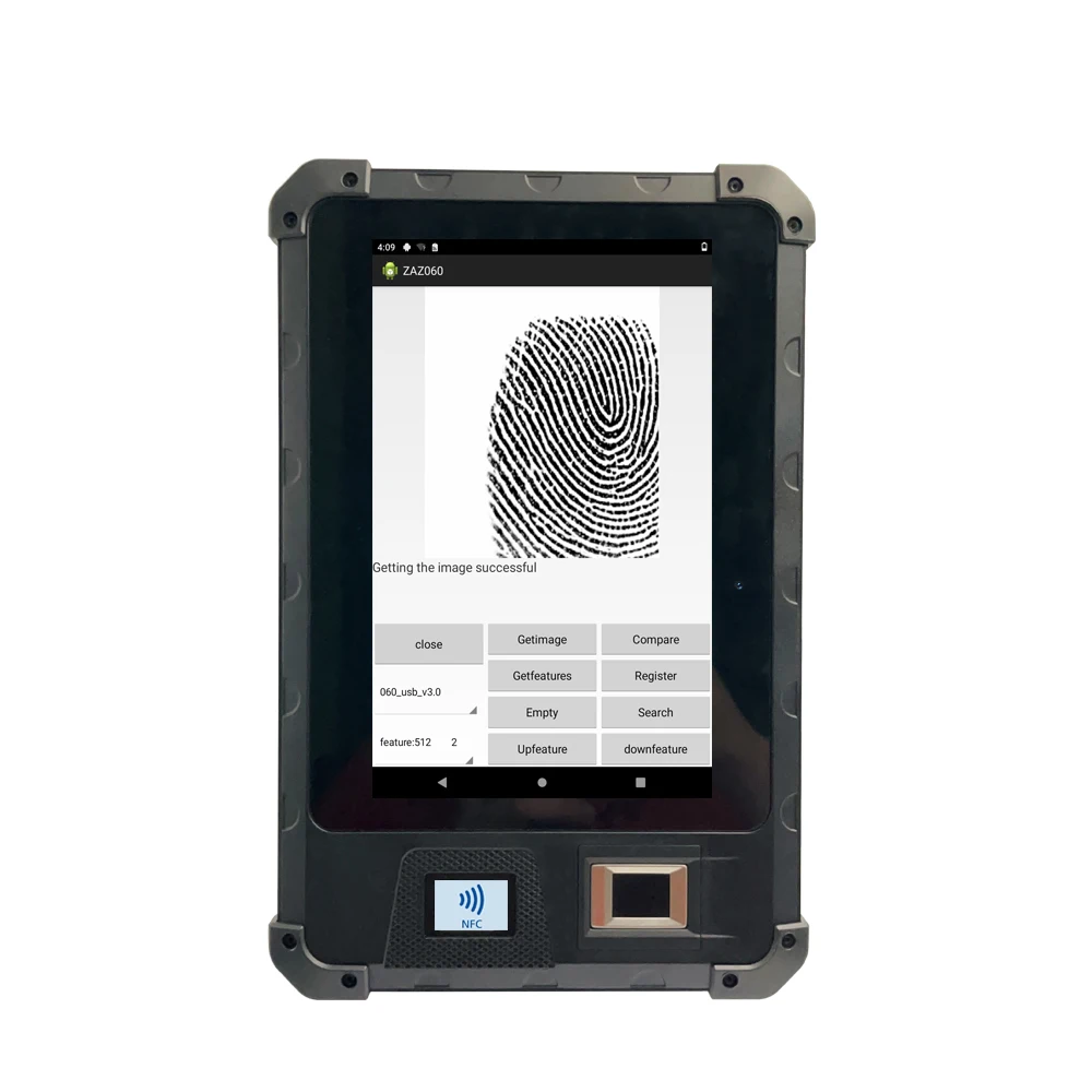 Cheap Rugged Tablet Pc 500 Nits Waterproof Tablet Pc Ip65 Rugged Tablet Optional Fingerprint and Barcode Scanner