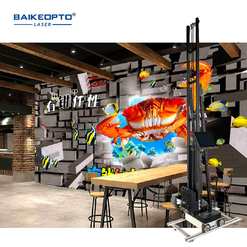 Outdoor and indoor wall printing machine HD precision 3D TV background wall Printer Painter Printing Painting Machine