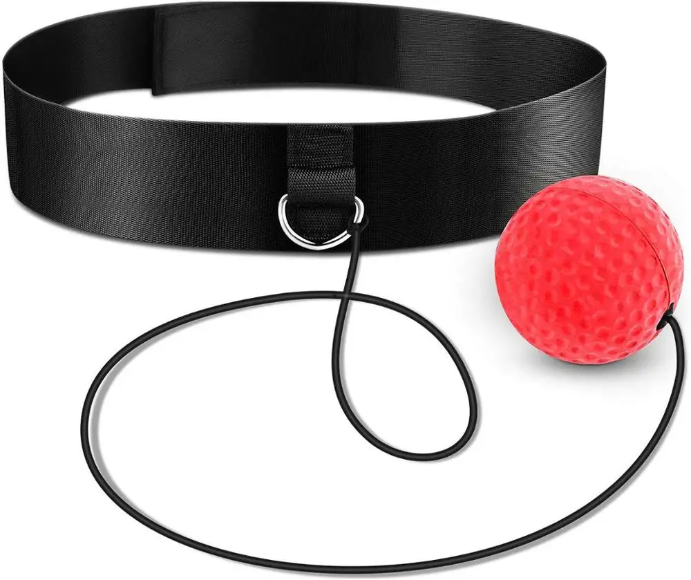 
 Лидер продаж 2018, недорогой тренировочный мяч на веревке с повязкой на голову для тренировок по боевому искусству, скоростные реакции, мяч для взрослых по боксу  