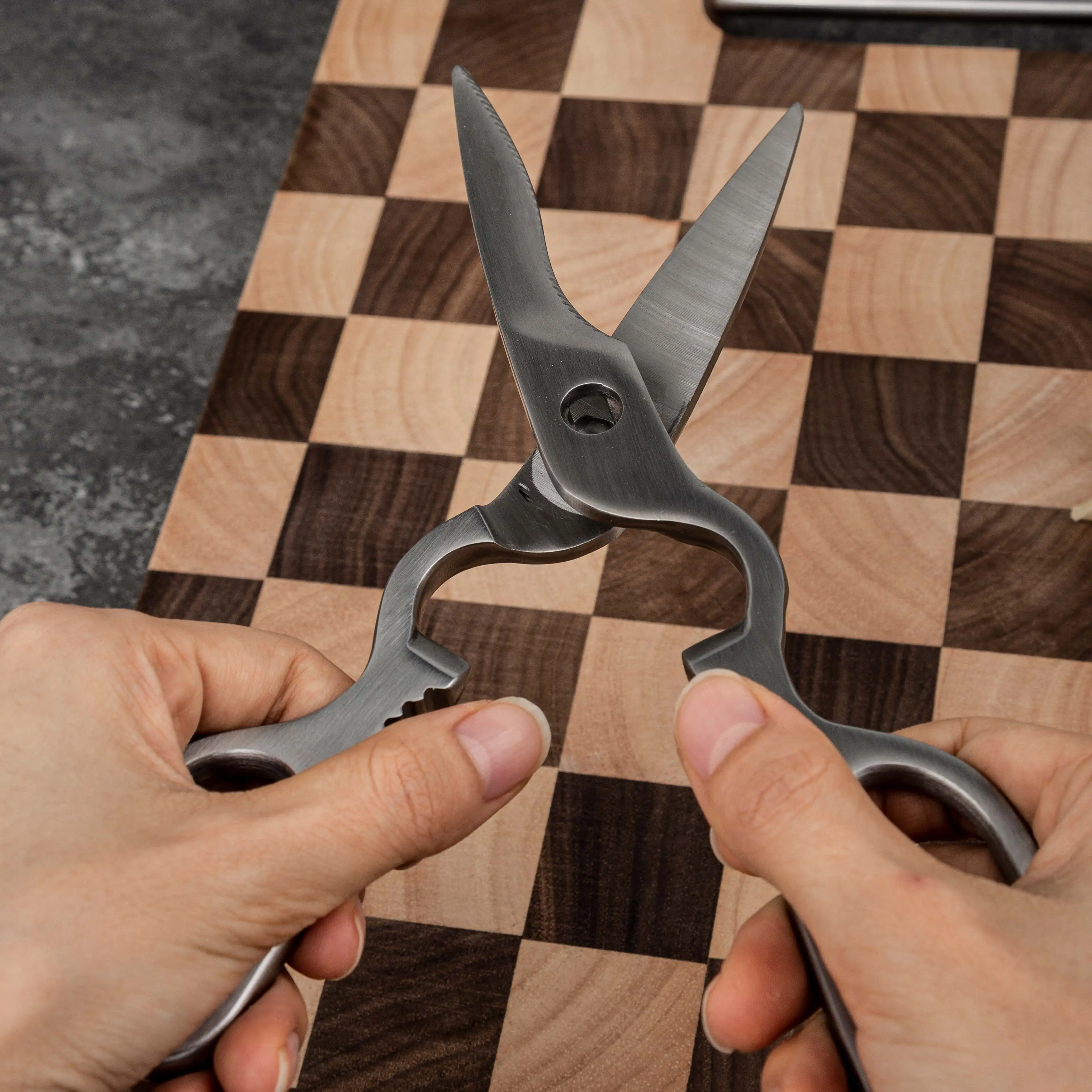 Custom Meat Bone Scissors Premium Blade Kitchen Heavy Duty Scissor Poultry Shears Cooking Scissor