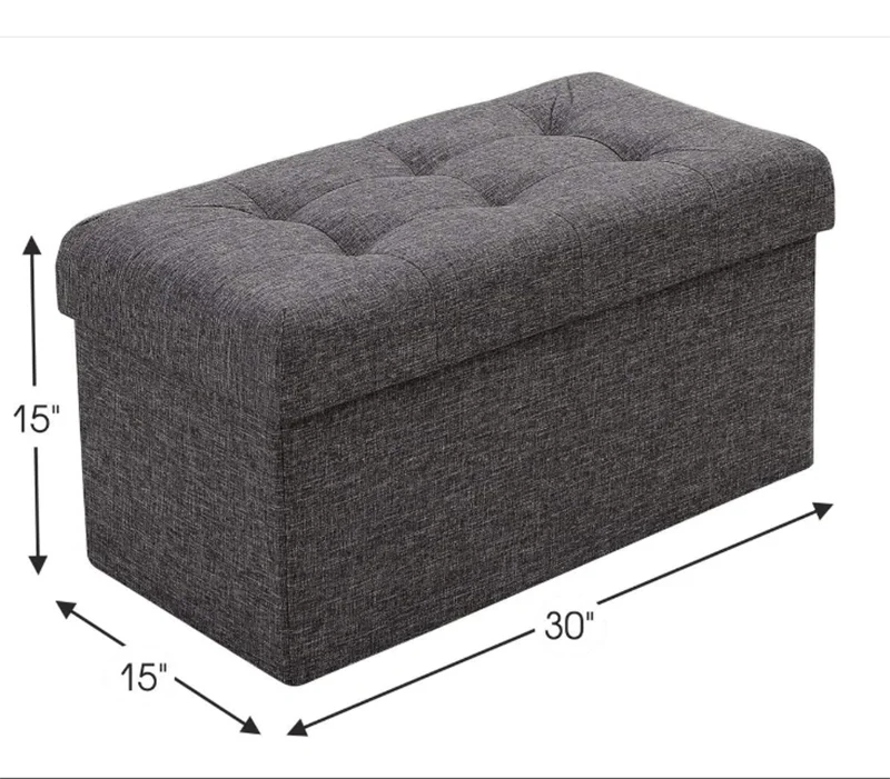 Wholesale Folding Storage Ottoman Lounge Chair Ottoman Poof Ottoman Stool Bench