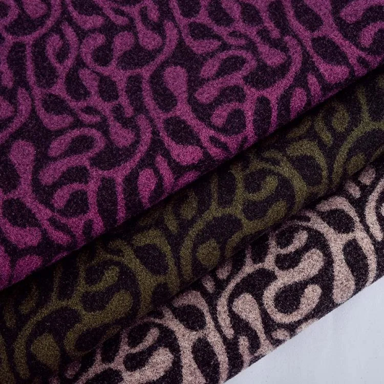 New designs Classic dyed 100% Polyester 280gsm Knitted Jacquard Brocade Fabric for jacket