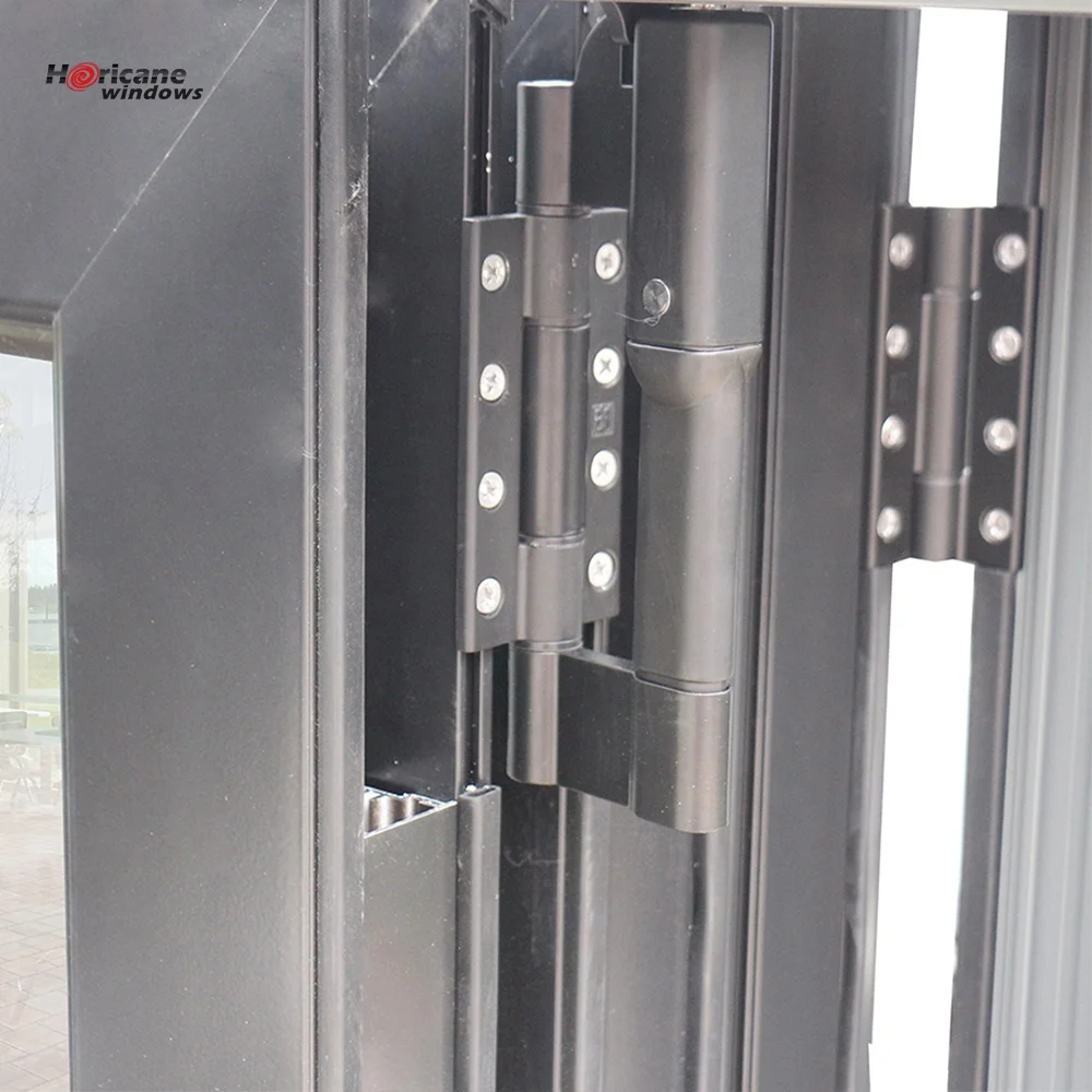 High Quality Aluminium Tempered Glass Bifold door with Double Glass Window and Australian Hardware with 10 years warranty