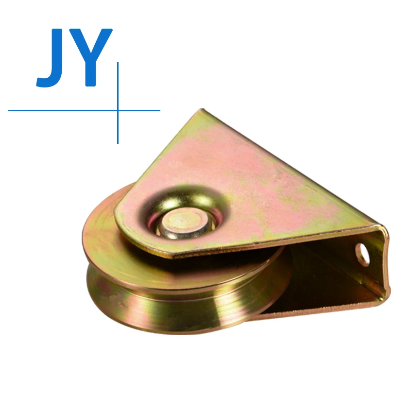 20 Inch Sliding Gate Fence Door Universal Caster Wheel Roller Pulley with Groove Used with Track for Wood Metal Door