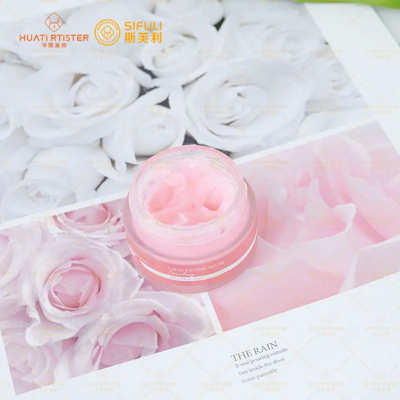 RubioAroma Hot Sale Lip Treatment Organic Hyaluronic Acid Double Sided Lip Care Scrub And Lip Mask