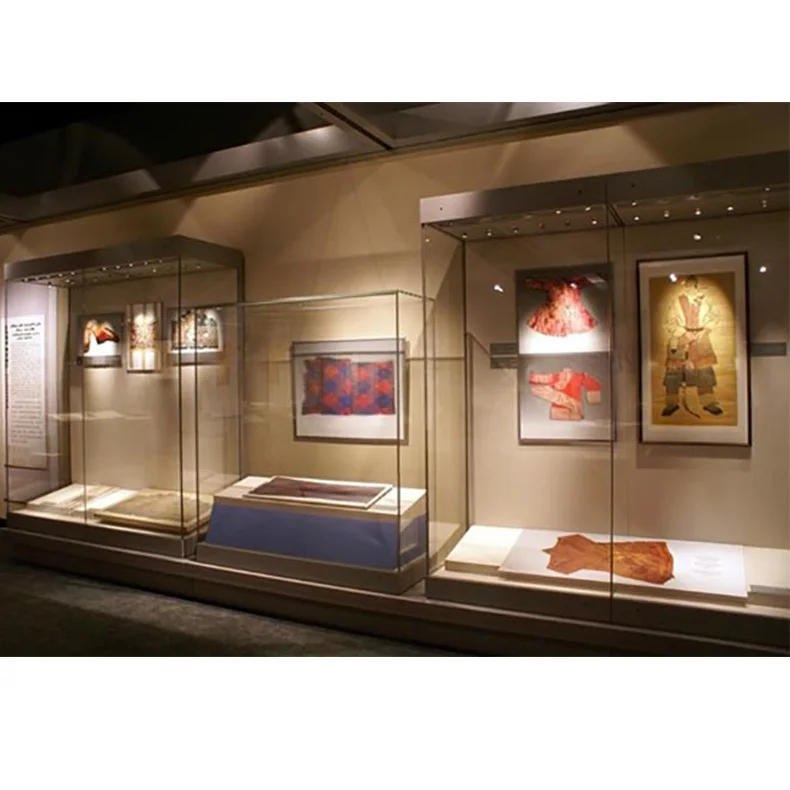 Изготовленный На Заказ музея стеклянные витрины древних реликвий выставочный стенд прилавок-витрина