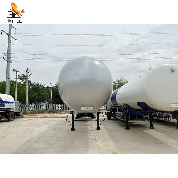 Premium Quality 48.4 cubic meter Cryogenic Dimethyl Ether Tank Transport semi-trailer