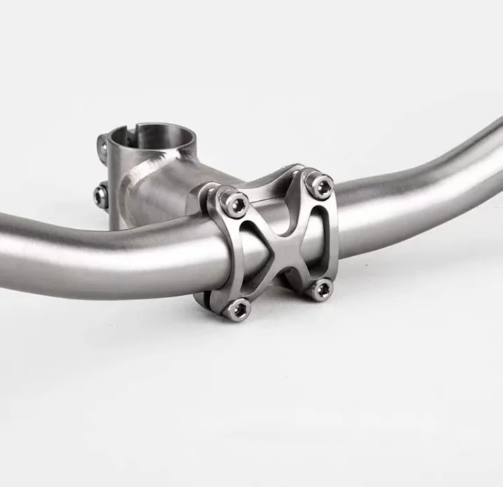 Adjustable Titanium Balance Seat Mountain Bike Road Bike Handlebar Set