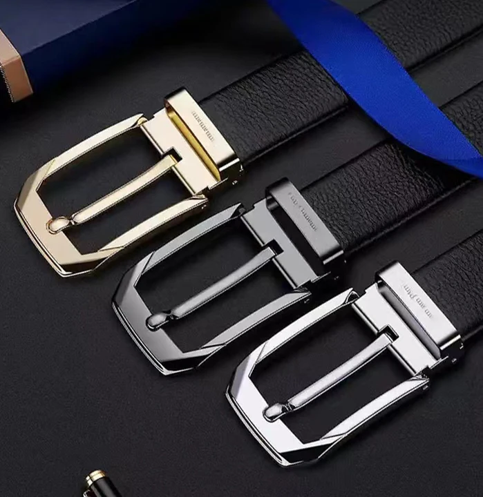 Buckle Manufacturers Vintage metal belt buckle Classic reversible zinc alloy belt buckle
