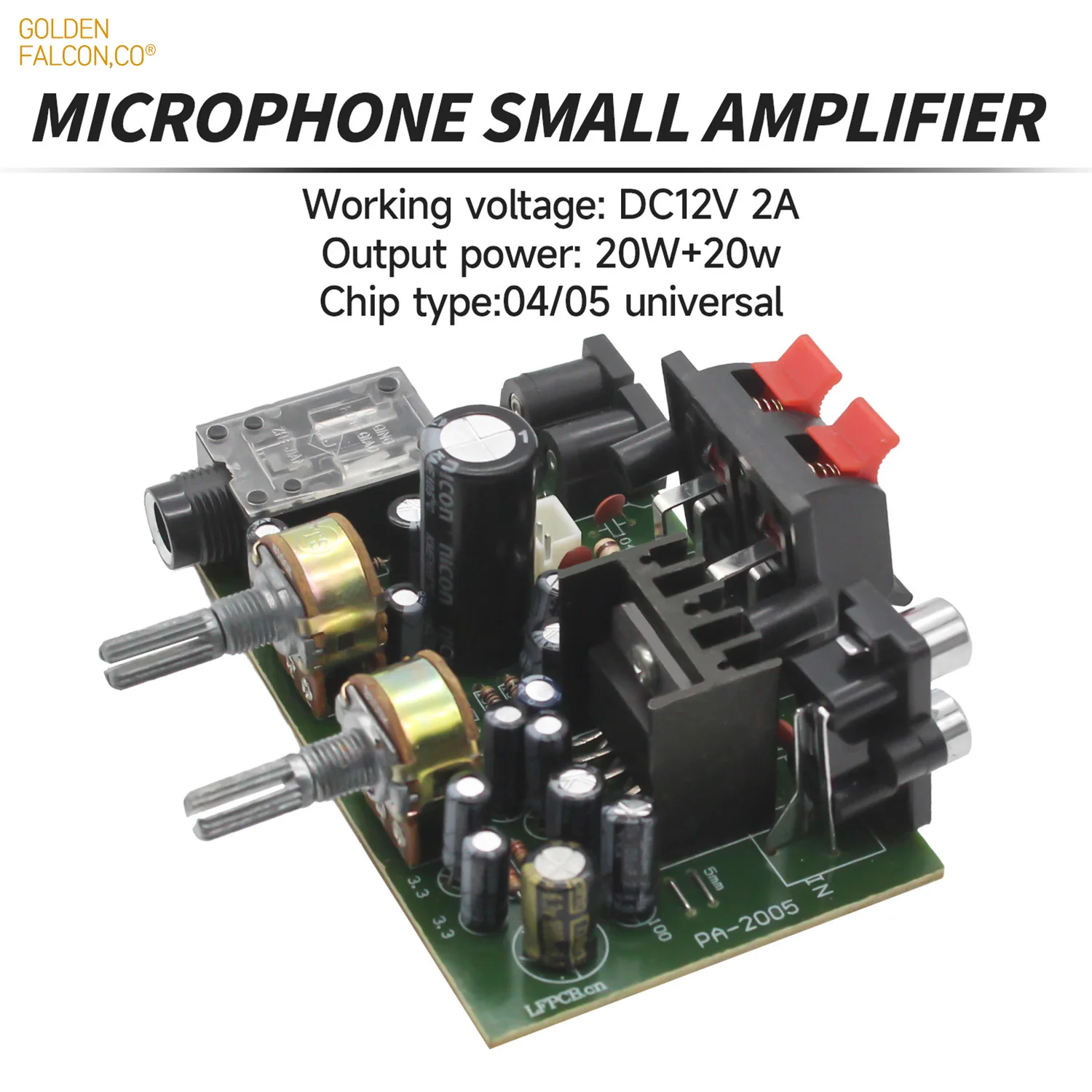 Subwoofer 2.0 channel Small Power Amplifier Board Mini Microphone Amplifier Board class d 1000w