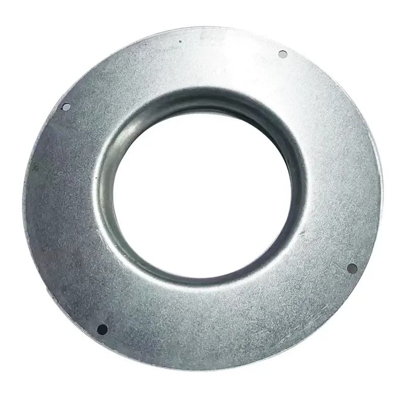 Диаметр 180 мм оцинкованное впускное кольцо ветронаправляющий круг металлические впускные конуса для крыльчаток вентиляторы