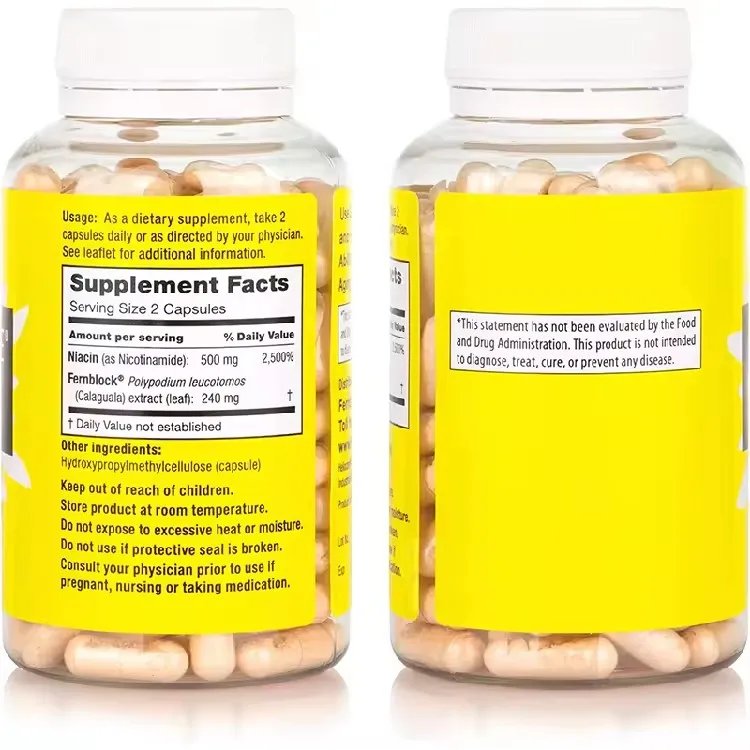 120 Capsules Nicotinamide Vitamin B3 Capsule Support Skin Health And Protect Against For Aging Vegan Vitamin Supplements Capsule