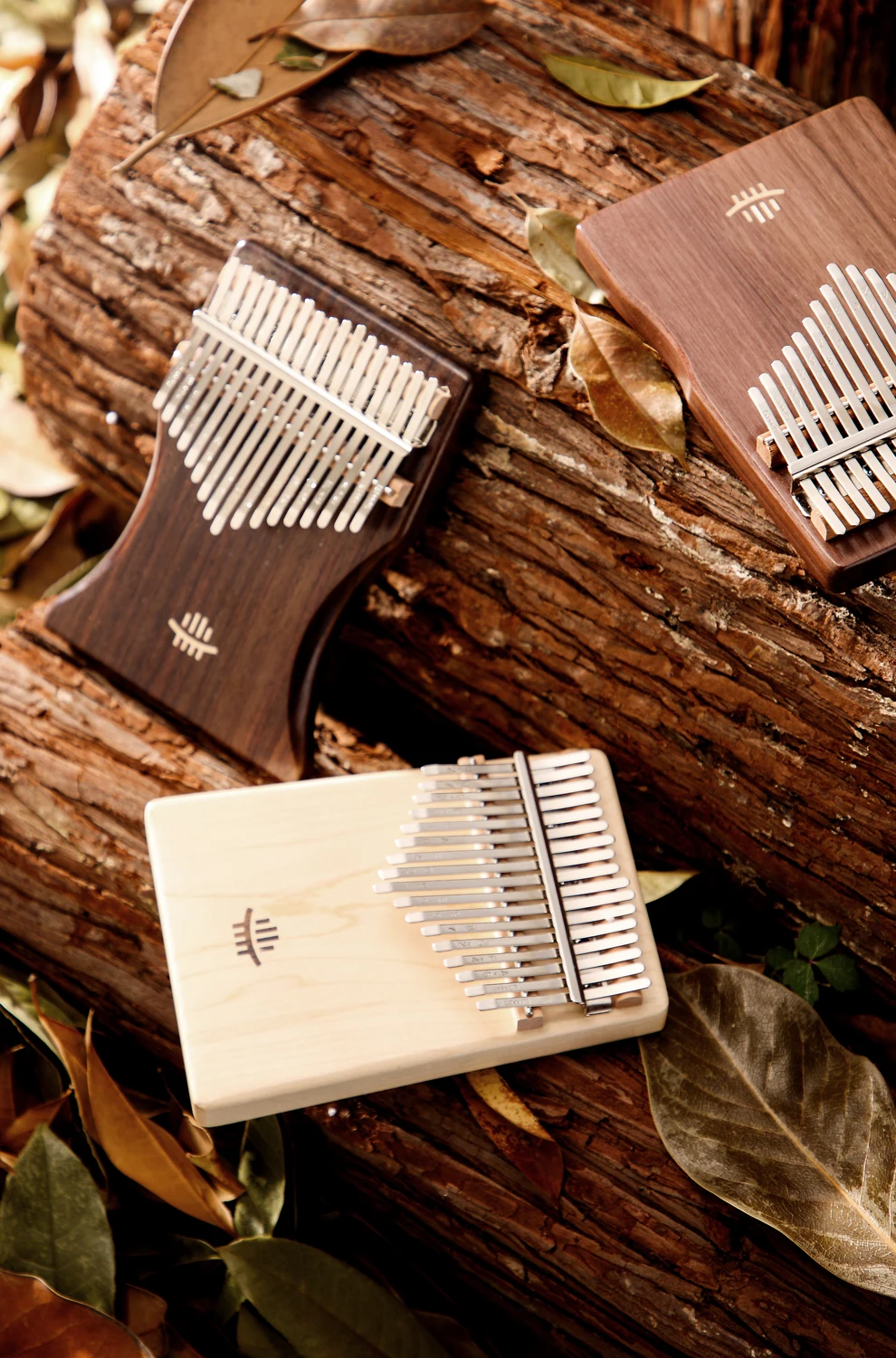 Sapele Cup Shape Plate Kalimba 17 Key Thumb Piano