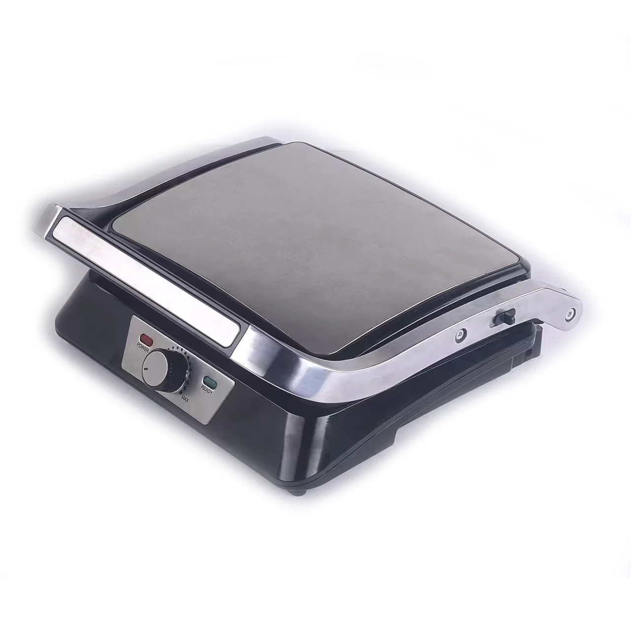 Quickly Heat Korean Barbecue 2000W Panini Press Sandwich Maker Contact Indoor Grill with Locking Lid Double Side Non-Stick Plate