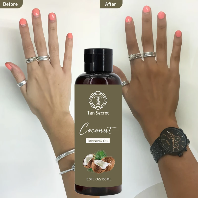 High-quality private customized brand Pure natural dark tanning oil Enhances tanning and lasts longer