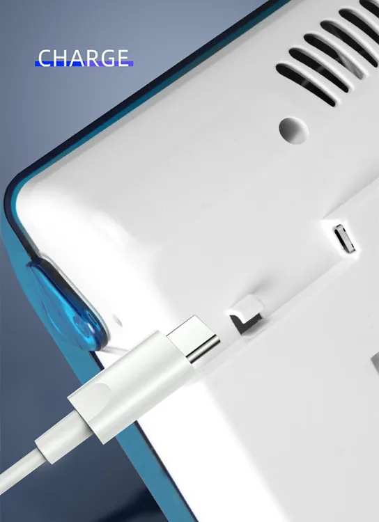USB Перезаряжаемый пластиковый Интеллектуальный дезинфектор влагопоглотитель пылезащитный хранилище палочки для