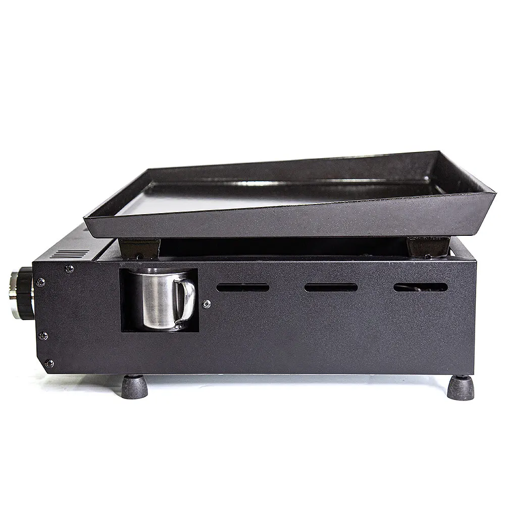 Garden 2 Burners Gas BBQ Grills LPG Plancha 5000W Beef Pork Chicken Cooking Home Hot Plate Non-stick Barbecue Tools Grills