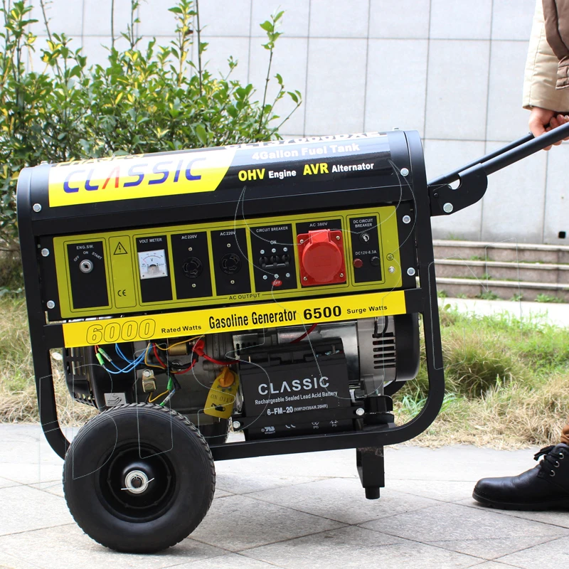 BISON CHINA Gasolines Generator 15Hp Prices Air Cooled Generator 8500 Iso9001 15Hp