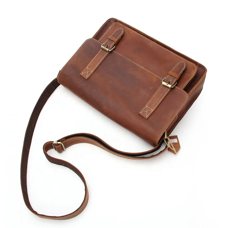 Fashion High Quality Man Shoulder Bags Genuine Leather Briefcase