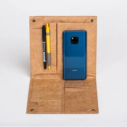 Hot Sale Waterproof Dupont Recycled Brown Paper Purse Washable Tyvek Paper Card Holder Wallet