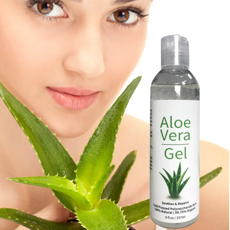 private label wholesale Korean bulk raw natural 100 pure soothing cooling aloe vera gel after sun for face skin in Thailand