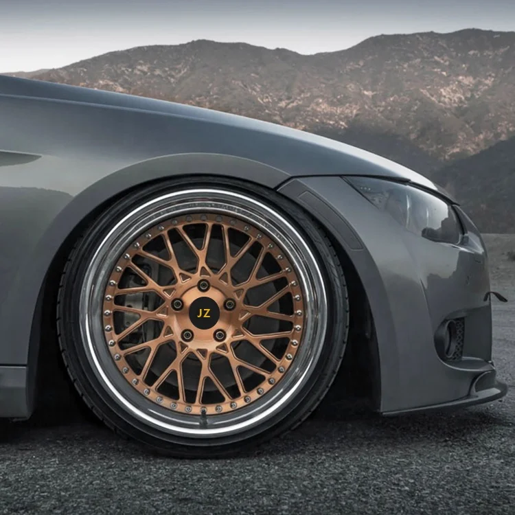 2 piece forged wheel 98 pcd deep concave passenger car wheels deep concave forged wheelsconcave twopieces forged wheels