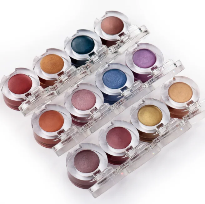 2022 New Arrival Shimmer Jelly Eyeshadow Cream 13 Colors 30g Smooth Moisturizing Eyeshadow Palette Gift Set
