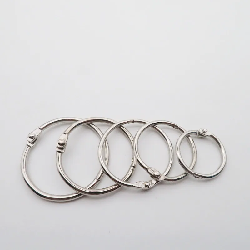 Book Hoop Binding Rings Binder Hoops Loose Leaf Book Ring for File Paper Book