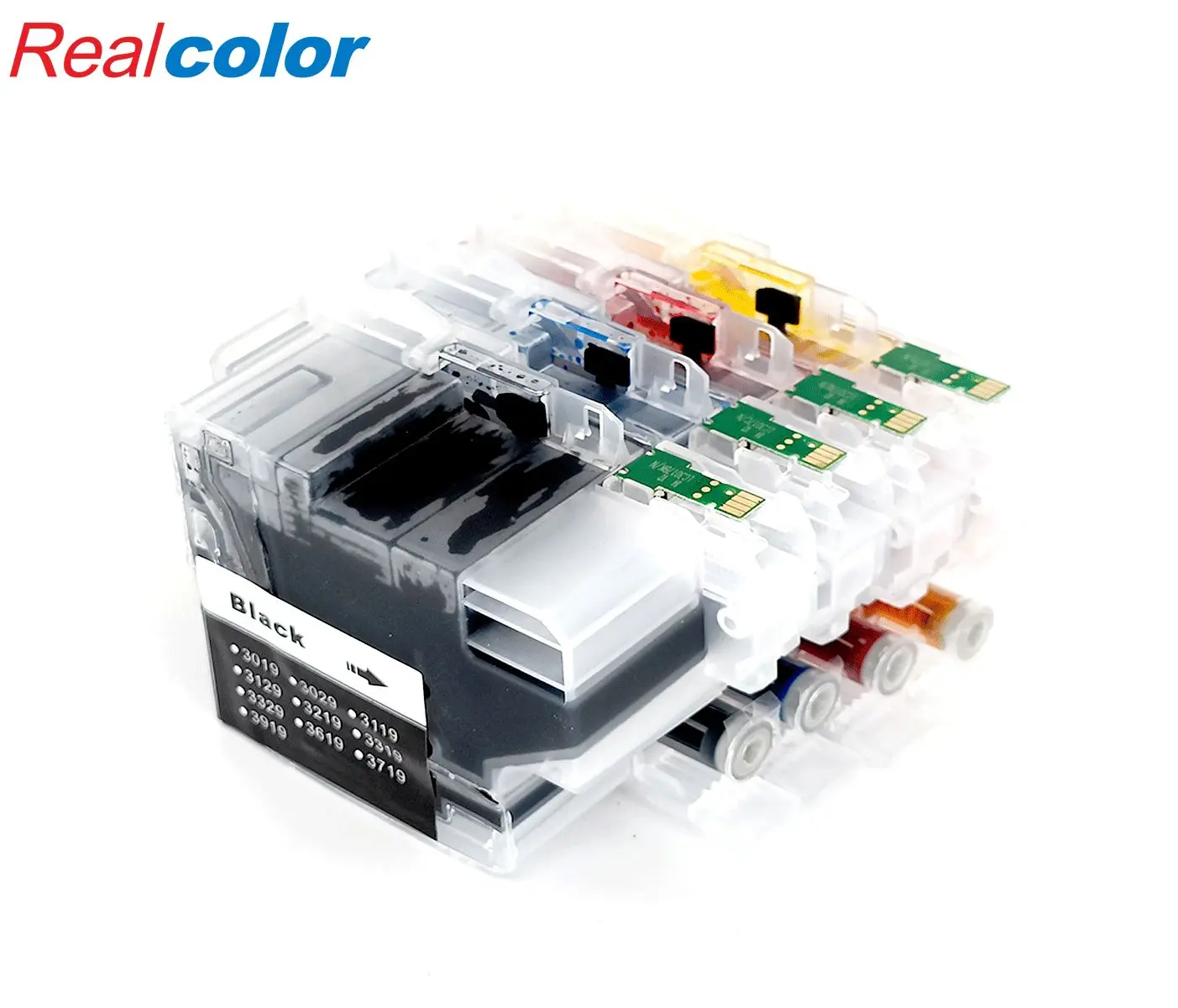 Realcolor wholesale Brother mfc j dcp lc 101 lc3039m inkjet printer high speed printing compatible ink cartridge with chip