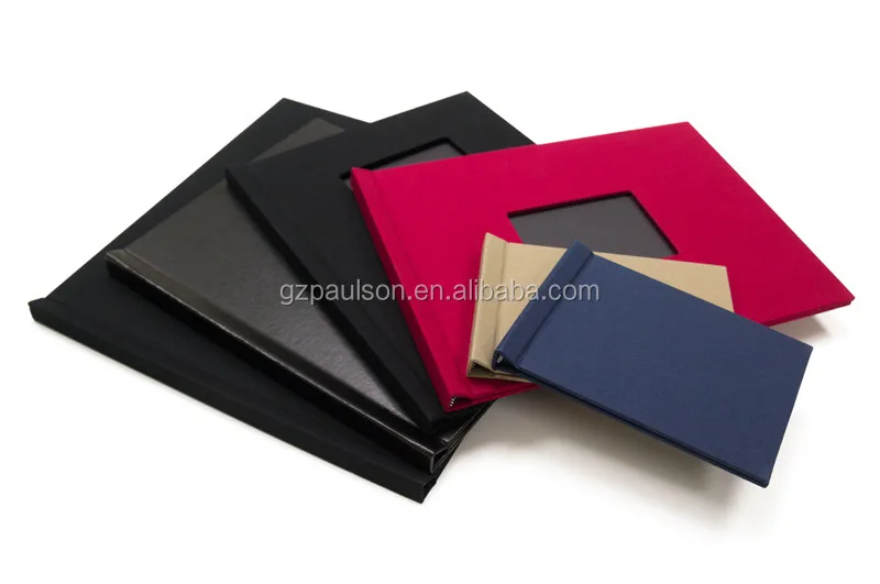 A4 leather linen custom clamp Photo book