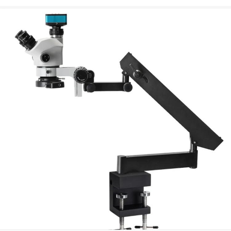 LED dental operating microscope in endodontics with camera