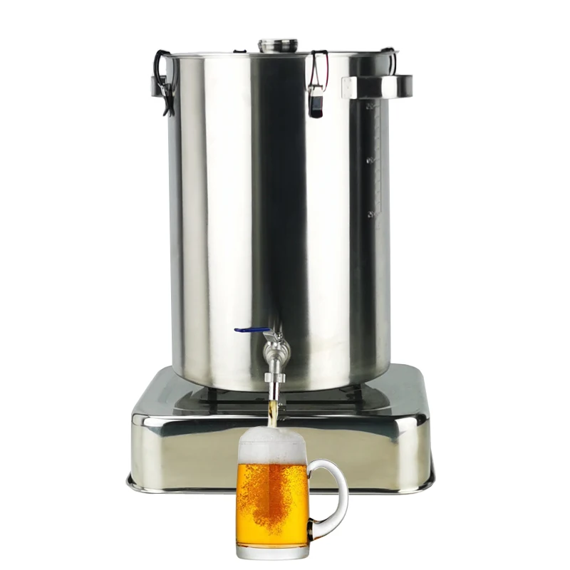 304 Stainless Stees Beer Barrel With Faucet Big Size Stronger Thickness Commercial Water Barrel